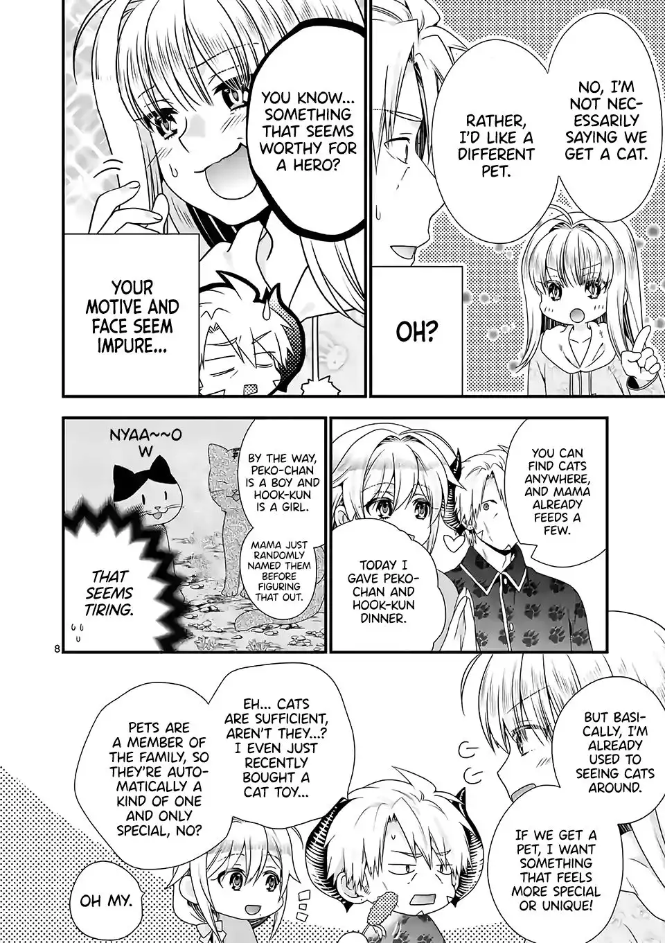 Maou Desu. Onna Yuusha no Hahaoya to Saikon Shita no de, Onna Yuusha ga Giri no Musume ni Narimashita. Chapter 34 9